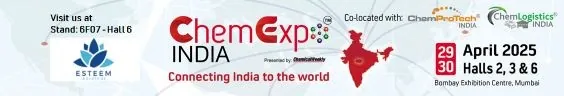ChemExpo India 2025 exhibition banner - Esteem Industries participation
